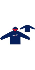 Sweat à Capuche Champions Bleu Marine Rouge