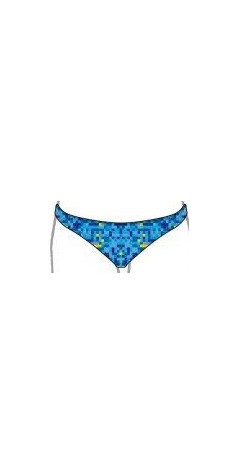 Bas de Bikini Mare Pixels Bleu (3 Semaines)