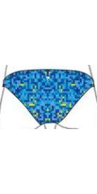 Bas de Bikini Mare Pixels Bleu (3 Semaines)