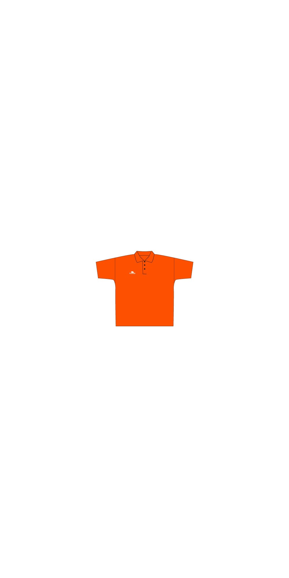 Polo Coton Orange