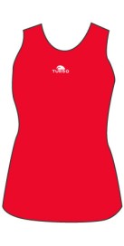 Débardeur Coton Rouge Femme