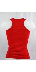 Débardeur Coton Rouge Femme