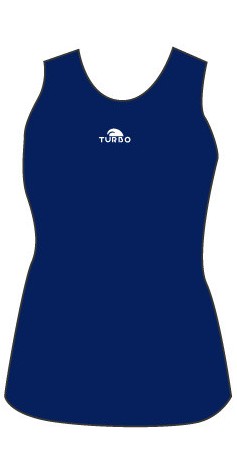 Débardeur Coton Bleu Marine Femme