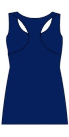 Débardeur Coton Bleu Marine Femme