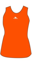 Débardeur Coton Orange Femme