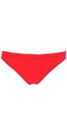 Bas de Bikini Confort Liso Rouge (3 Semaines)