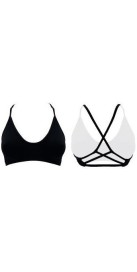 Haut de Bikini Queen Noir (3 Semaines)