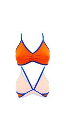 Haut de Bikini Funky Comfort Orange Fluo (3 Semaines)