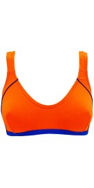 Haut de Bikini Pop Comfort Orange Fluo (3 Semaines)