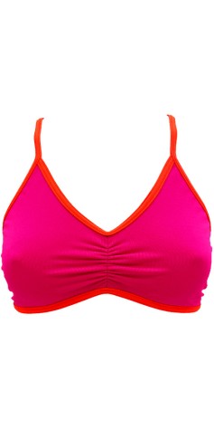 Haut de Bikini Funky Comfort Rose Fluo (3 Semaines)