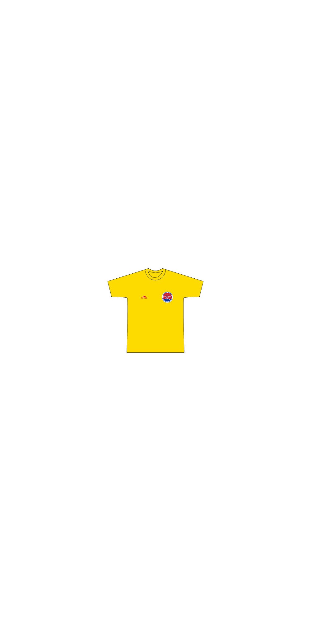FNMNS T-Shirt LIFEGUARD Jaune 2021