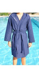 Peignoir Microfibre Prémium Bleu Marine (Délais 10 Jours)